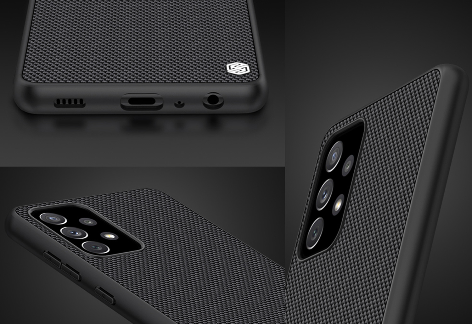 Etui Nillkin Textured dla Samsung Galaxy A72 4G/5G - Ochrona rantów urządzenia