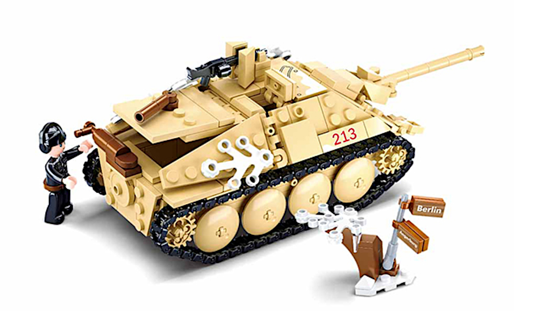 Klocki Niszczyciel Czołgów Jagdpanzer Hetzer Armia TOMDORIX