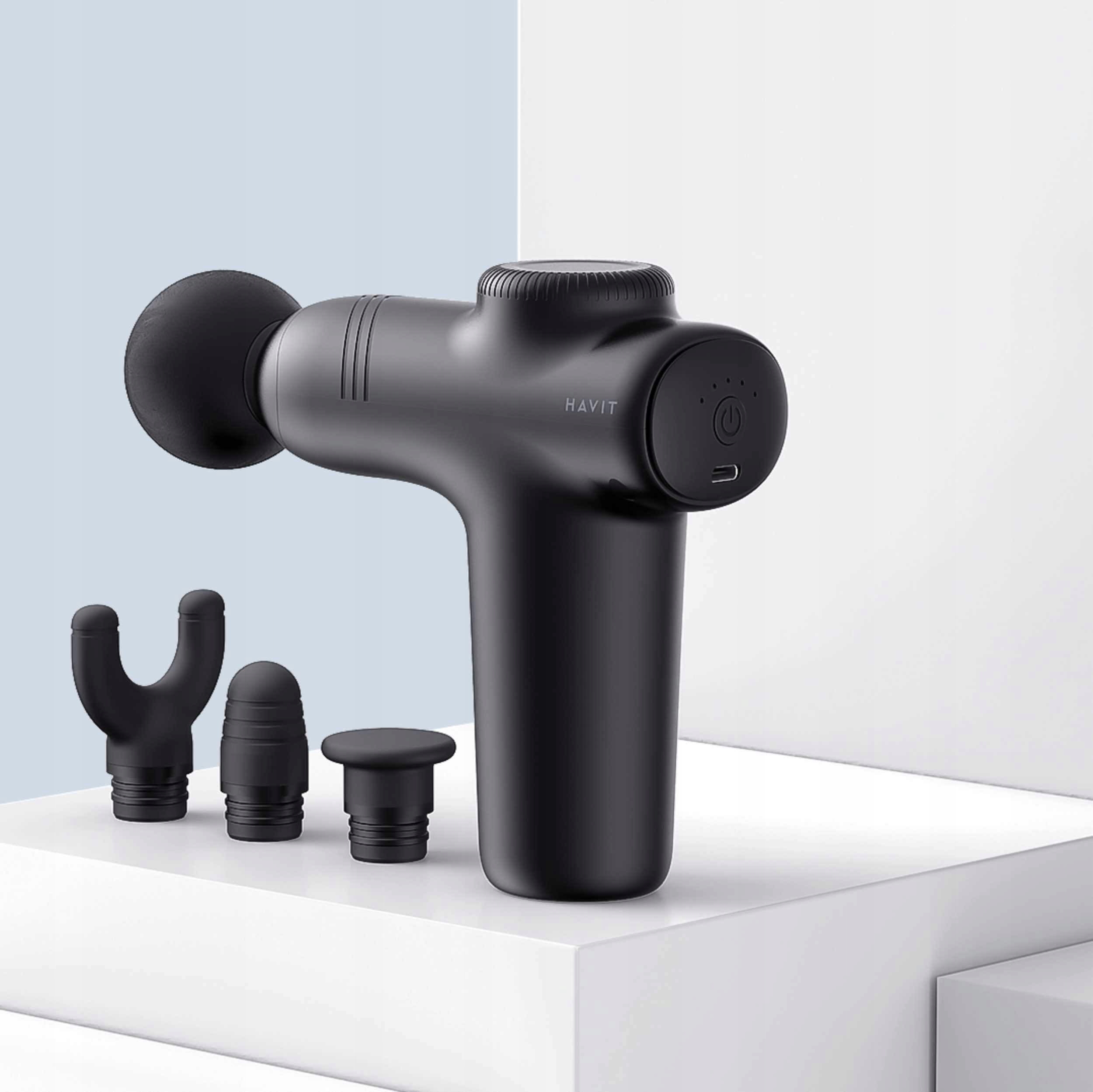 HAVIT ręczny masażer do ciała typu gun końcówki Kod producenta MG1508