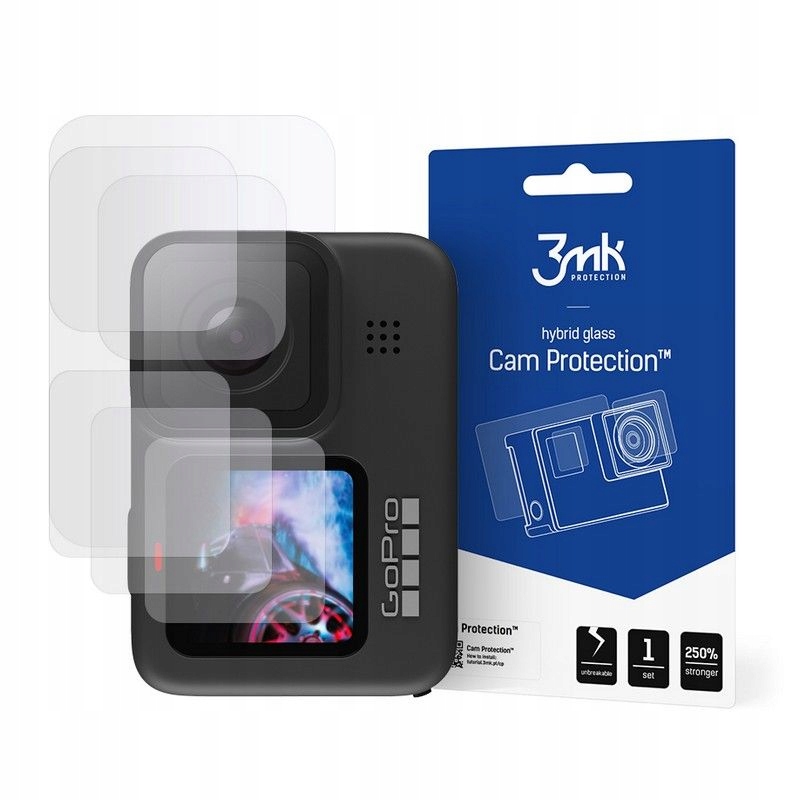 Szkło Hybrydowe 3MK do Gopro Hero 9 / 10