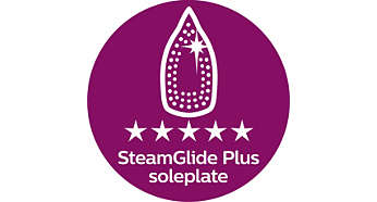 Stopa SteamGlide Plus zapewnia wyjątkowo dobry poślizg po tkaninie