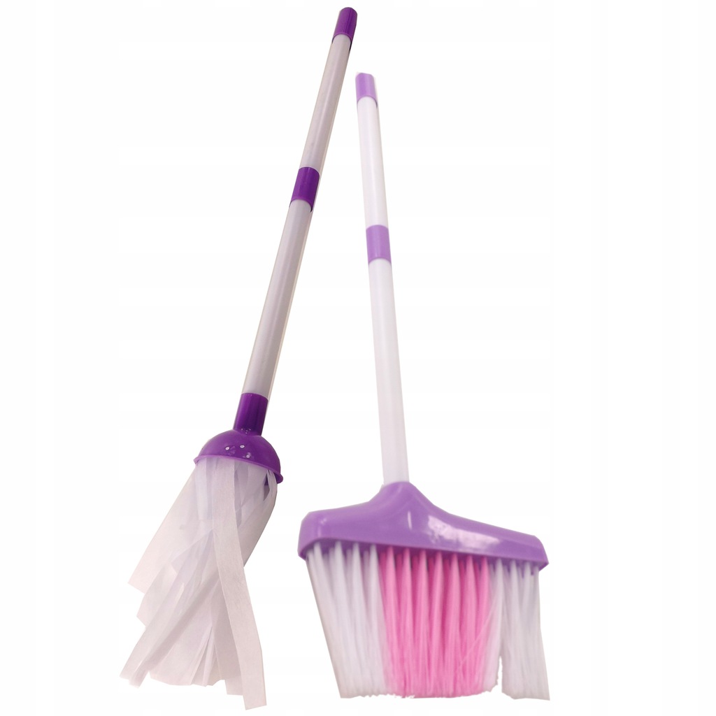 ZESTAW DO SPRZĄTANIA DLA DZIECI WIADERKO MOP 667E Materiał Plastik Tkanina