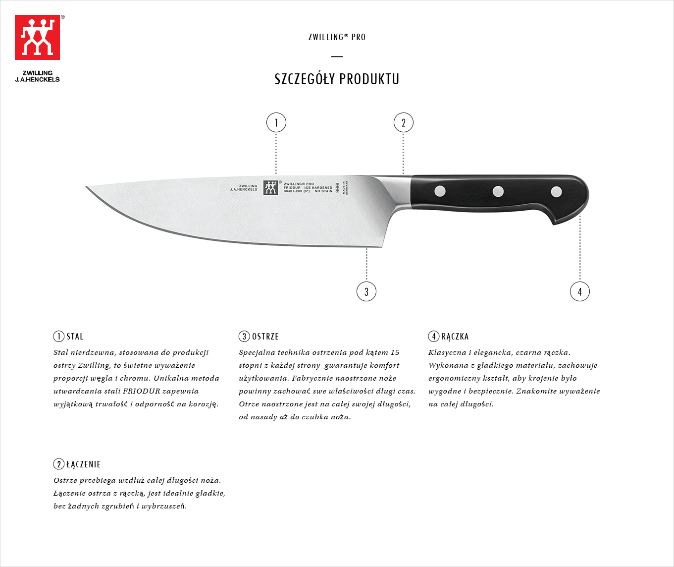 Dlaczego warto kupić zestaw 2 noży Zwilling® Pro?