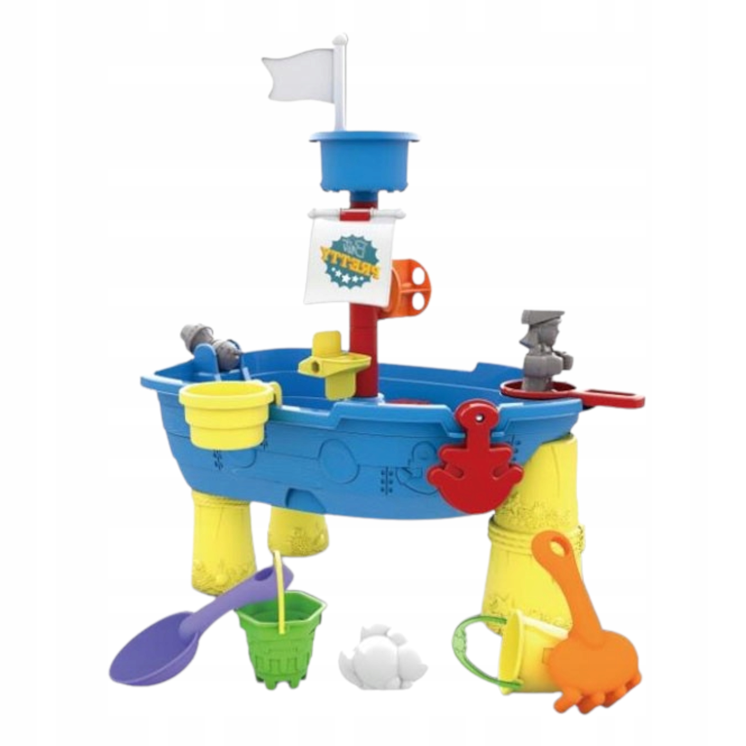 Stolik do piasku i do wody zjeżdżalnia statek 848 EAN 5907508466916