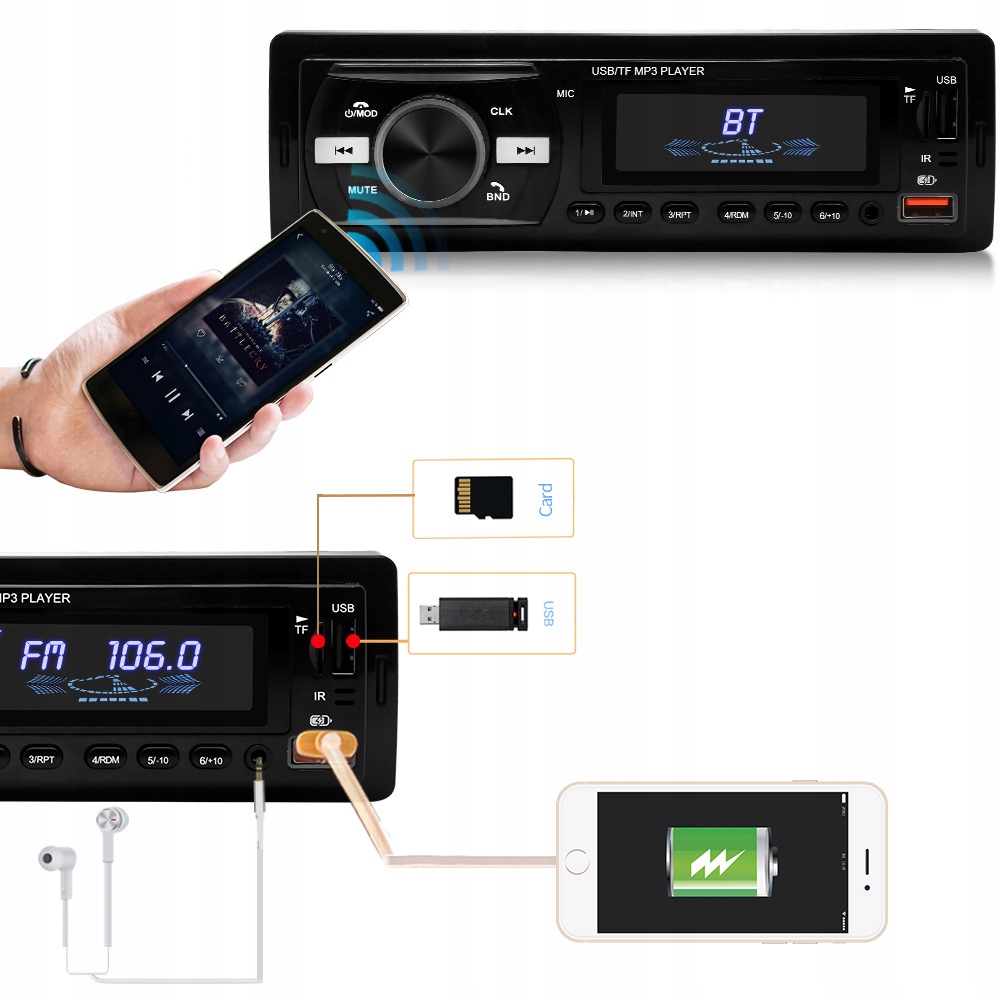 Wbudowany Bluetooth i funkcje głośnomówiące