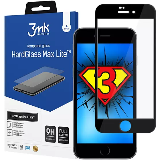 3_13683_3mk_Szklo_hartowane_HardGlass_Max_Lite_do_Apple_iPhone_SE_2020_2022.webp
