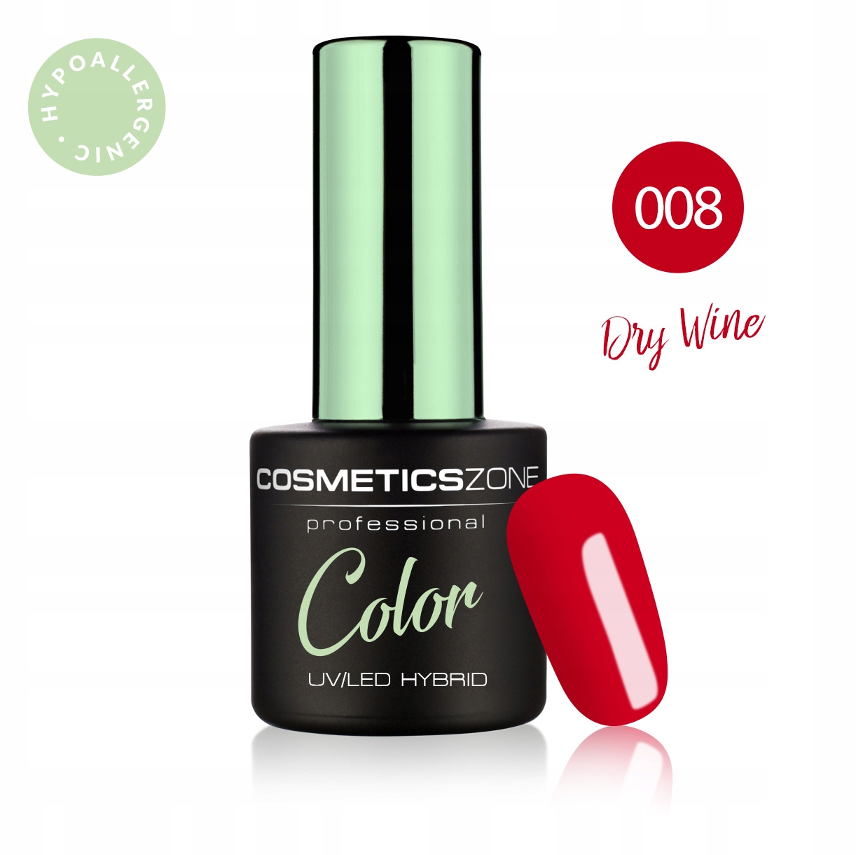 COSMETICS ZONE LAKIER HYBRYDOWY KOLOR 7ML - NR 008 EAN (GTIN) 5903876980085