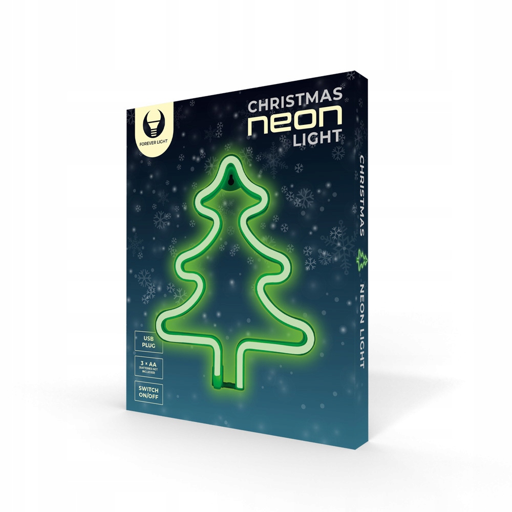 Neon LED choinka ozdoba świąteczna lampka wisząca EAN (GTIN) 5907457702264