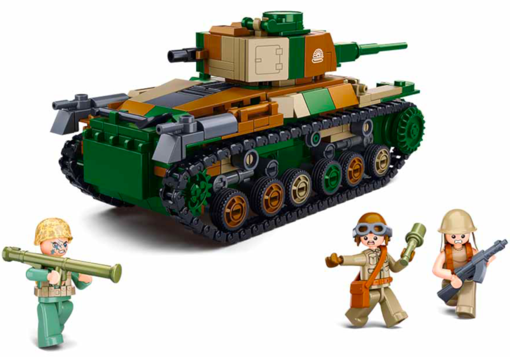 Klocki CZOŁG Typ 97 2w1op. Wojsko Armia komp. Lego Tomdorix