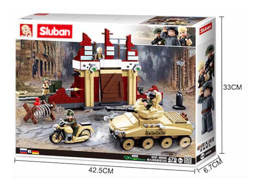 Klocki Transporter Czołg PUMA+ Bunkier COBI Tomdorix