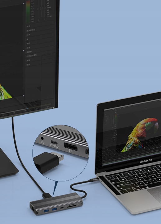 Wiele portów – USB 3.0, SD, mini jack i Ethernet