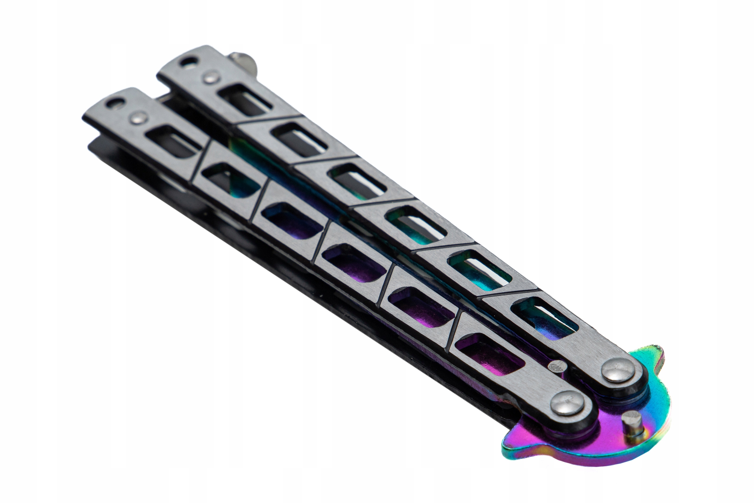 Nóż motylkowy treningowy CS:GO steel rainbow Kod producenta 21-139