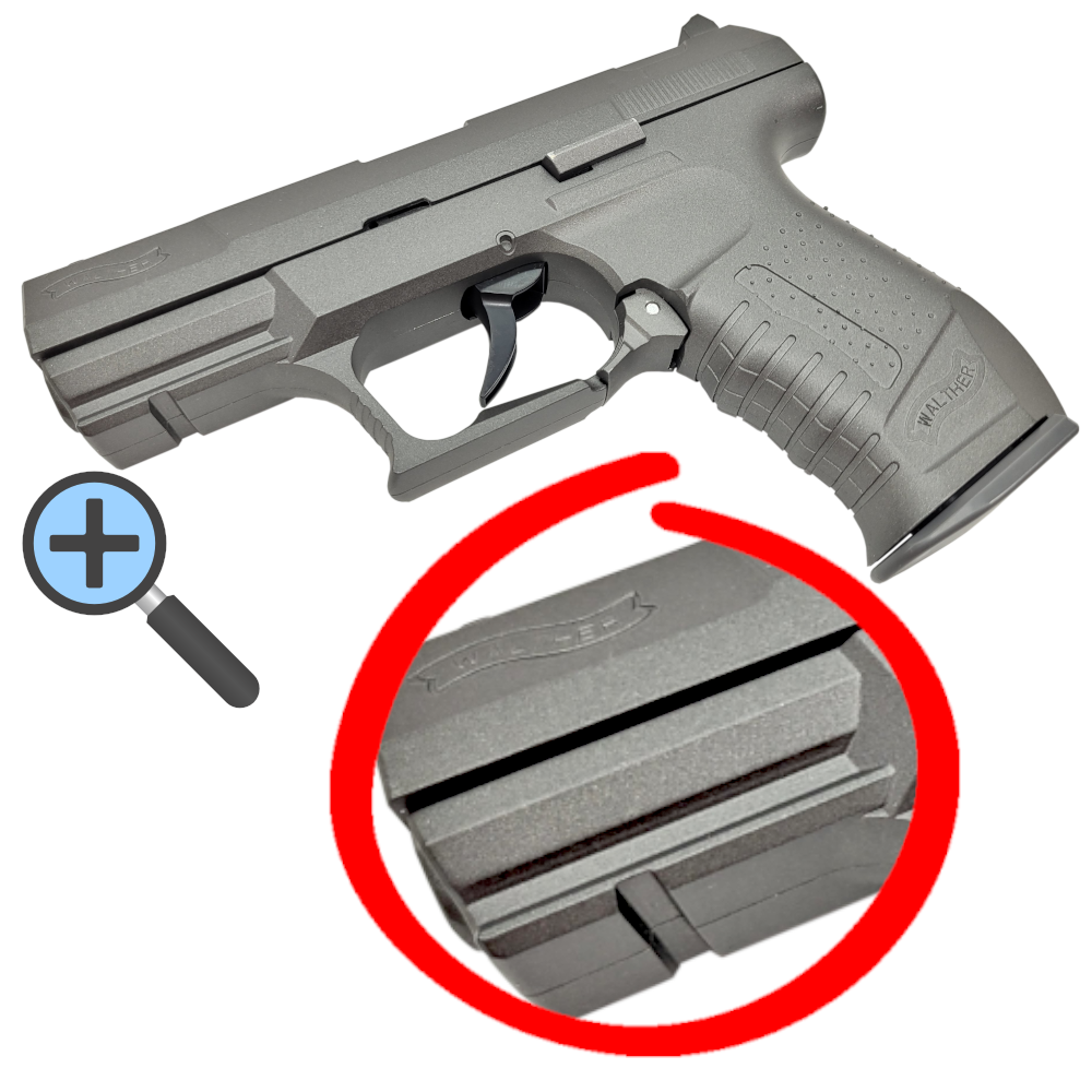 PISTOLET WALTHER P99 replika Air Soft Gun FULL METAL sprężynowy kulki 6mm Tomdorix