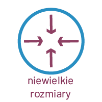 niewielkie rozmiary