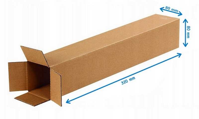 Tuba Kartonowa 80x80x320mm 3W 400g/m2 – Idealne rozwiązanie do pakowania