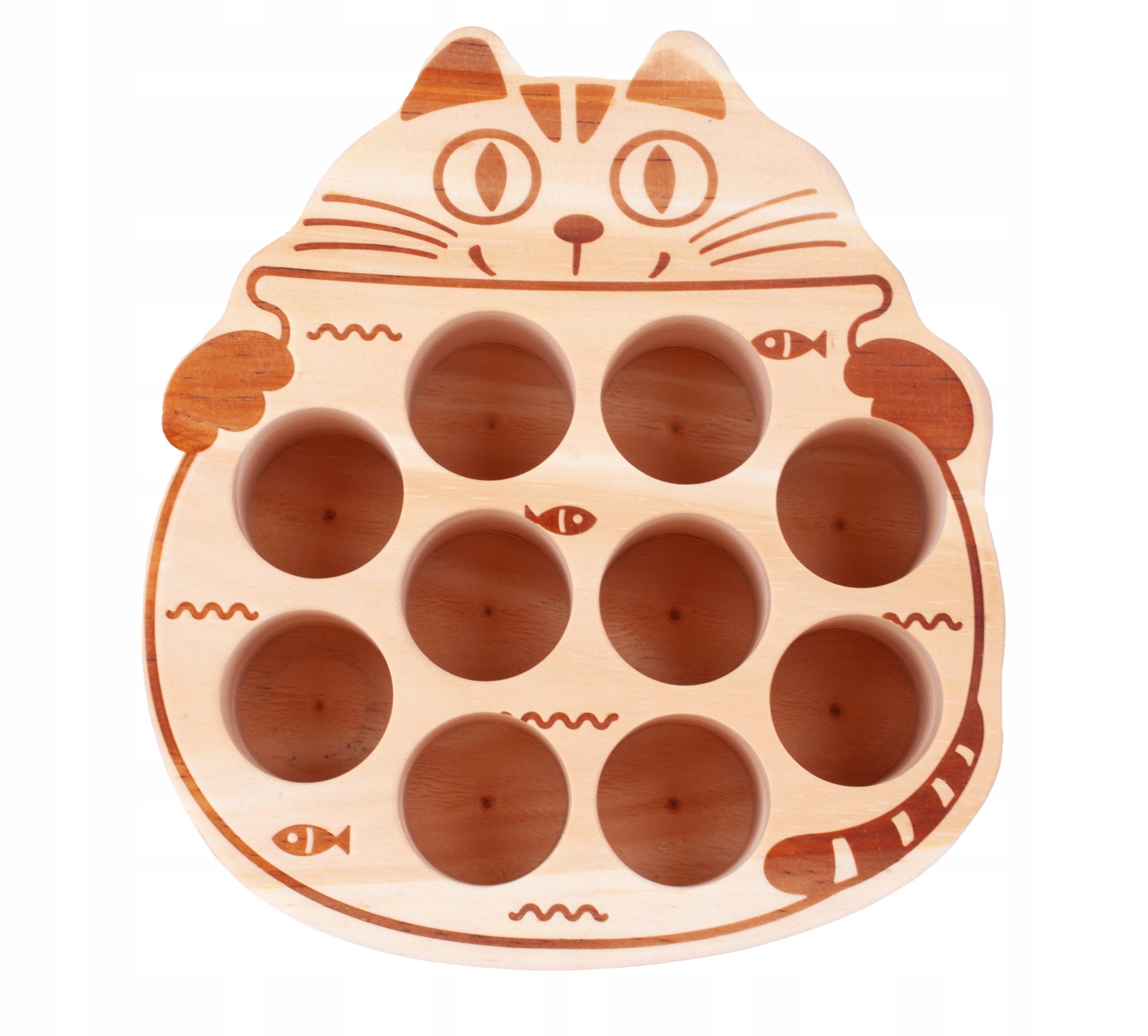 GRA DREWNIANA ŁOWIENIE RYBEK MAGNES KOTEK + WĘDKI Szerokość produktu 14 cm