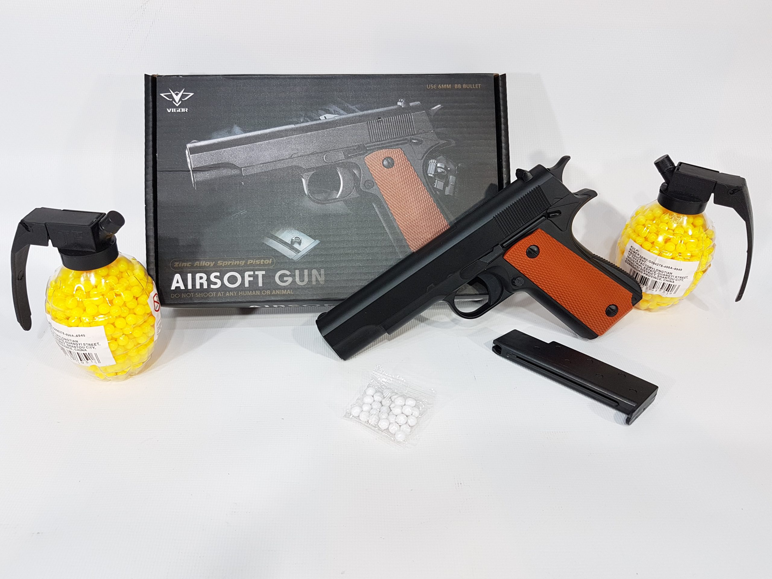 Polski Pistolet Metalowy na Kulki 6mm VIS WZ.35 TOMDORIX