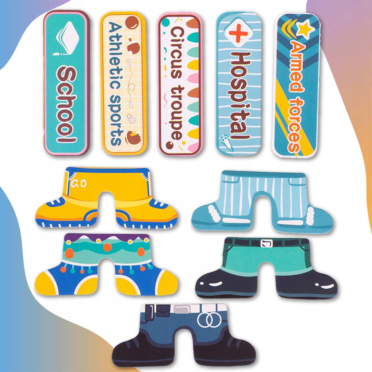 PUZZLE MAGNETYCZNE UKŁADANKA UBIERANIE MISIE Szerokość produktu 11 cm