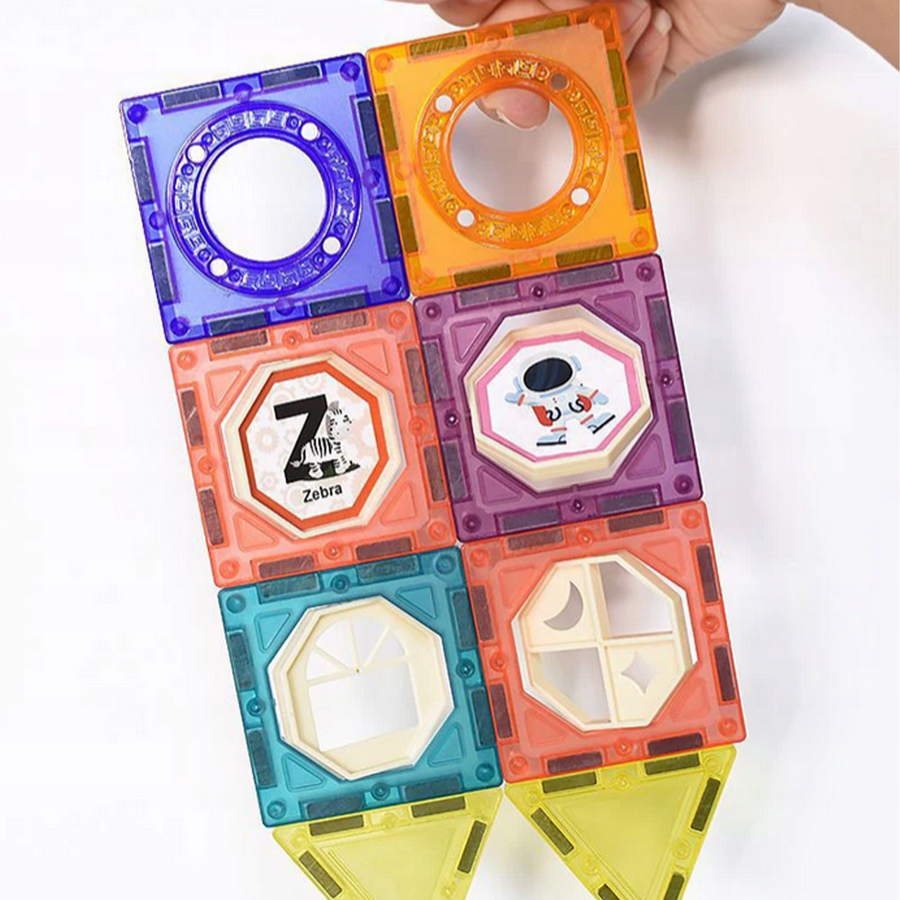 KLOCKI MAGNETYCZNE KONSTRUKCYJNE EDUKACYJNE 3D TOR KULKOWY UKŁADANKA Liczba elementów 262 szt.