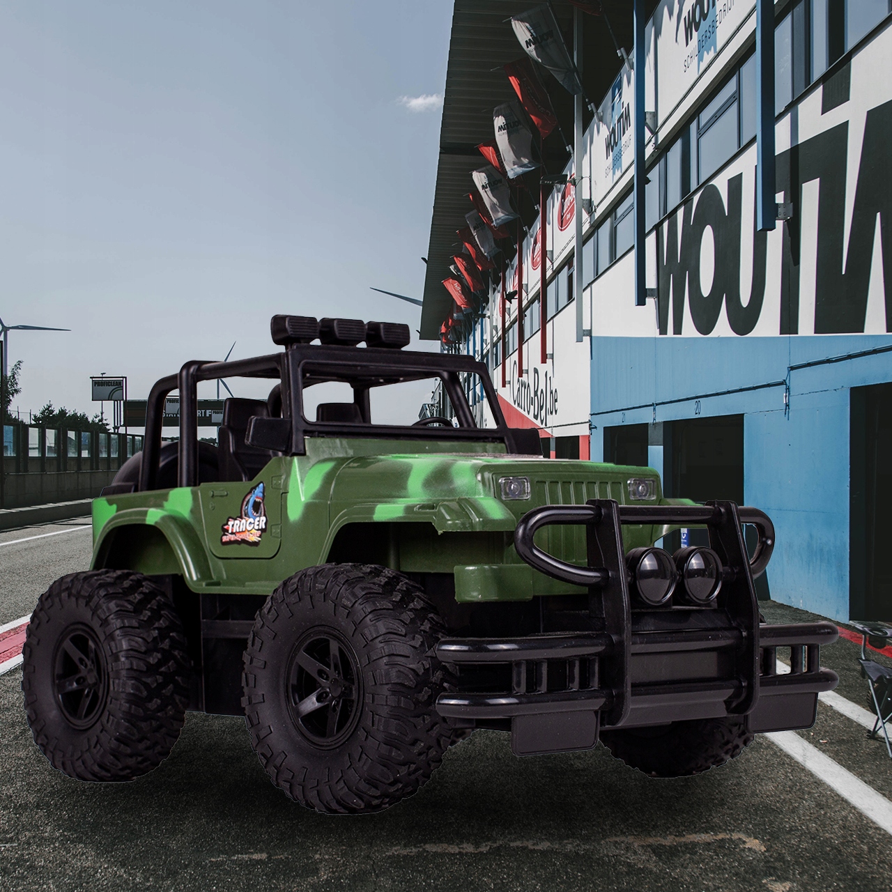 AUTO TERENOWE JEEP ZDALNIE STEROWANE 1:15 SAMOCHÓD Skala 1:16