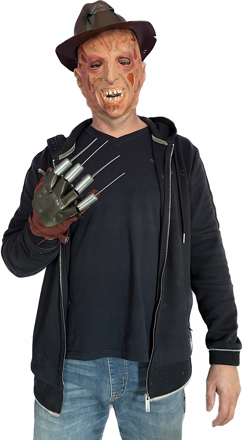 ZESTAW FREDDY KRUEGER HORROR KOSZMAR Z ULICY WIĄZÓW HALLOWEEN Marka inny