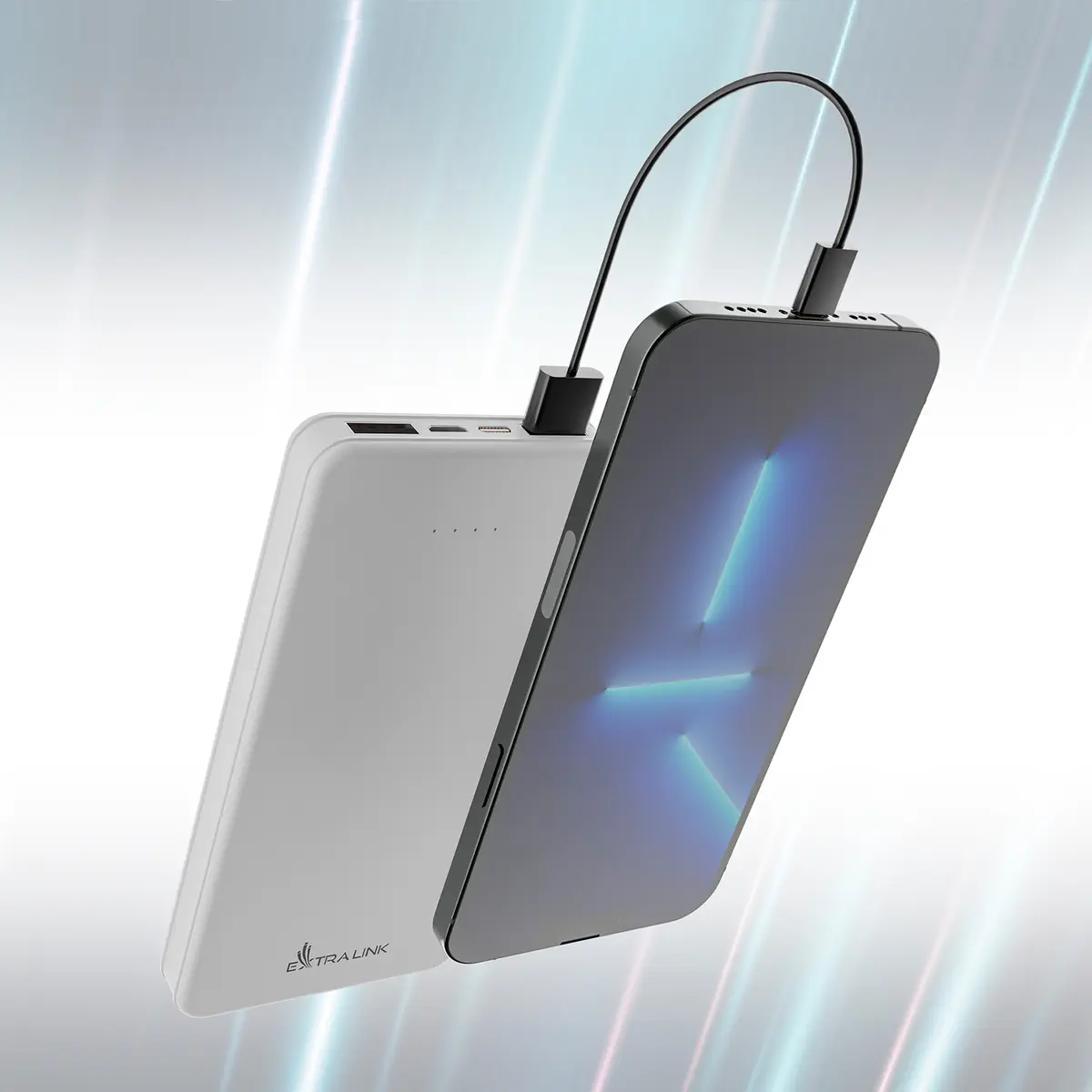 EPB-078W 10000MAH 5V POWER BANK WHITE