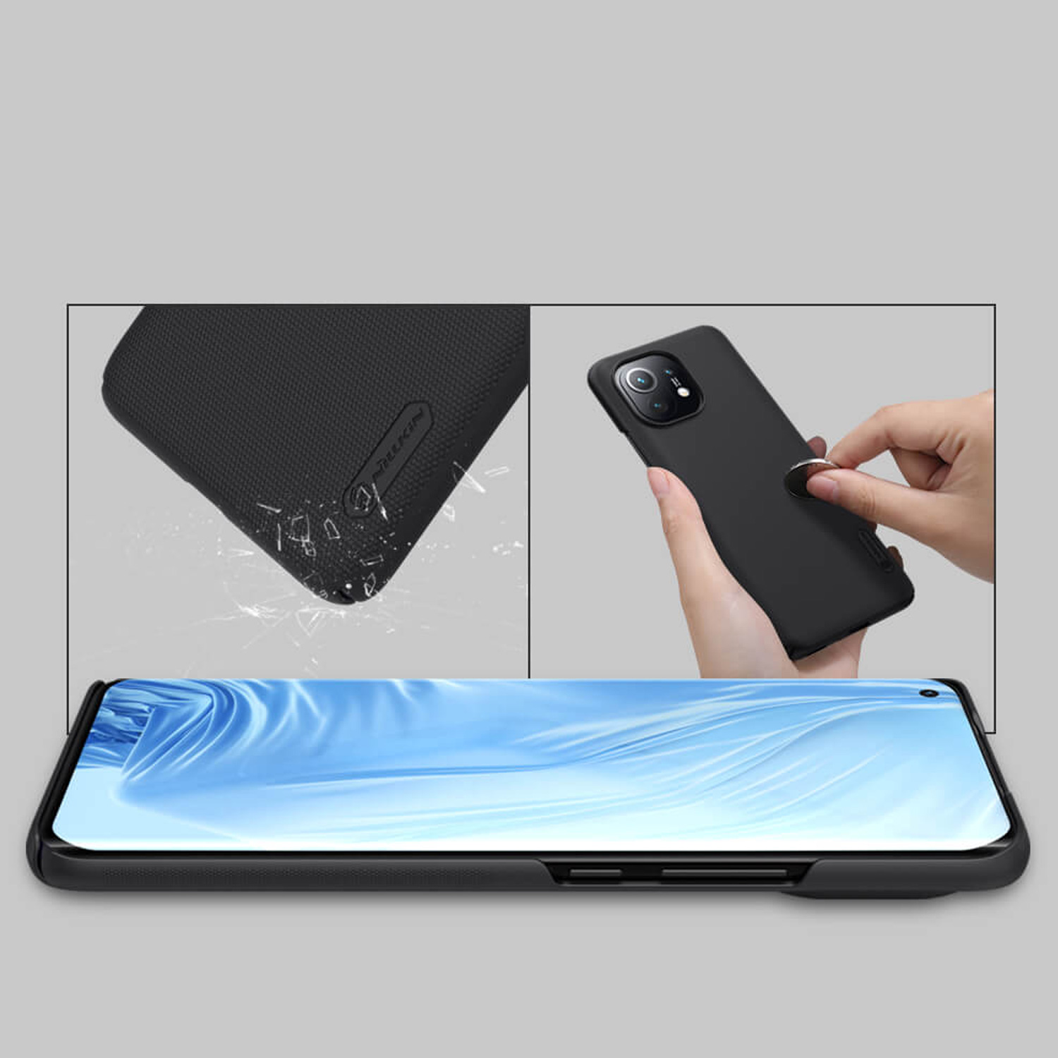 Etui Nillkin Frosted Shield dla Xiaomi Mi 11 - Wytrzymałe, odporne, szykowne !