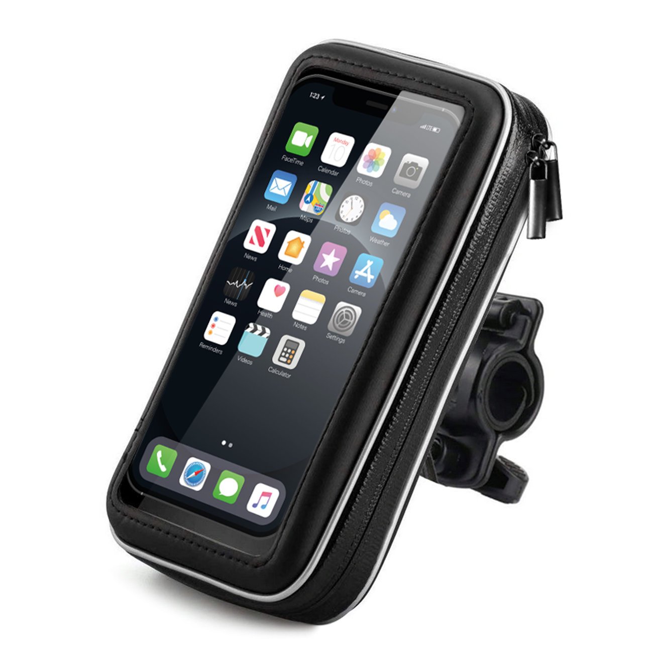 Wzmocnione zamki w uchwycie na telefon do roweru, motocykla, hulajnogi Wozinsky WBHBK7 Laminowane zamki w uchwycie na telefon do roweru, motocykla, hulajnogi Wozinsky WBHBK7