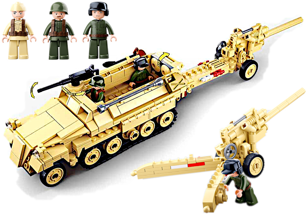 Klocki-Wojsko-Transporter-Opancerzony-Sd.Kfz_.251Dzialo-M38-B0695-TOMDORIX