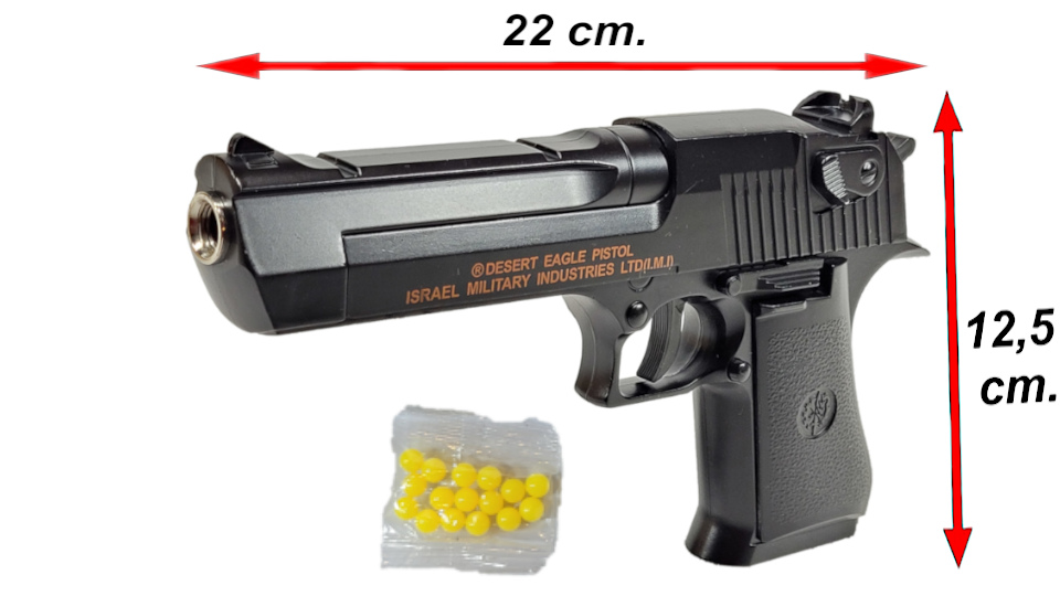 Desert Eagle Pistolet Metalowy Na Kulki 6mm. FULL Metal TOMDORIX