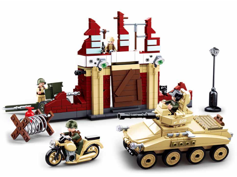 Klocki Transporter Czołg PUMA+ Bunkier COBI Tomdorix