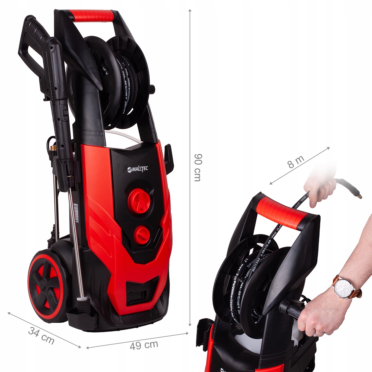 MYJKA CIŚNIENIOWA SILNIK INDUKCYJNY 360bar PREMIUM Rodzaj pompy aluminiowa