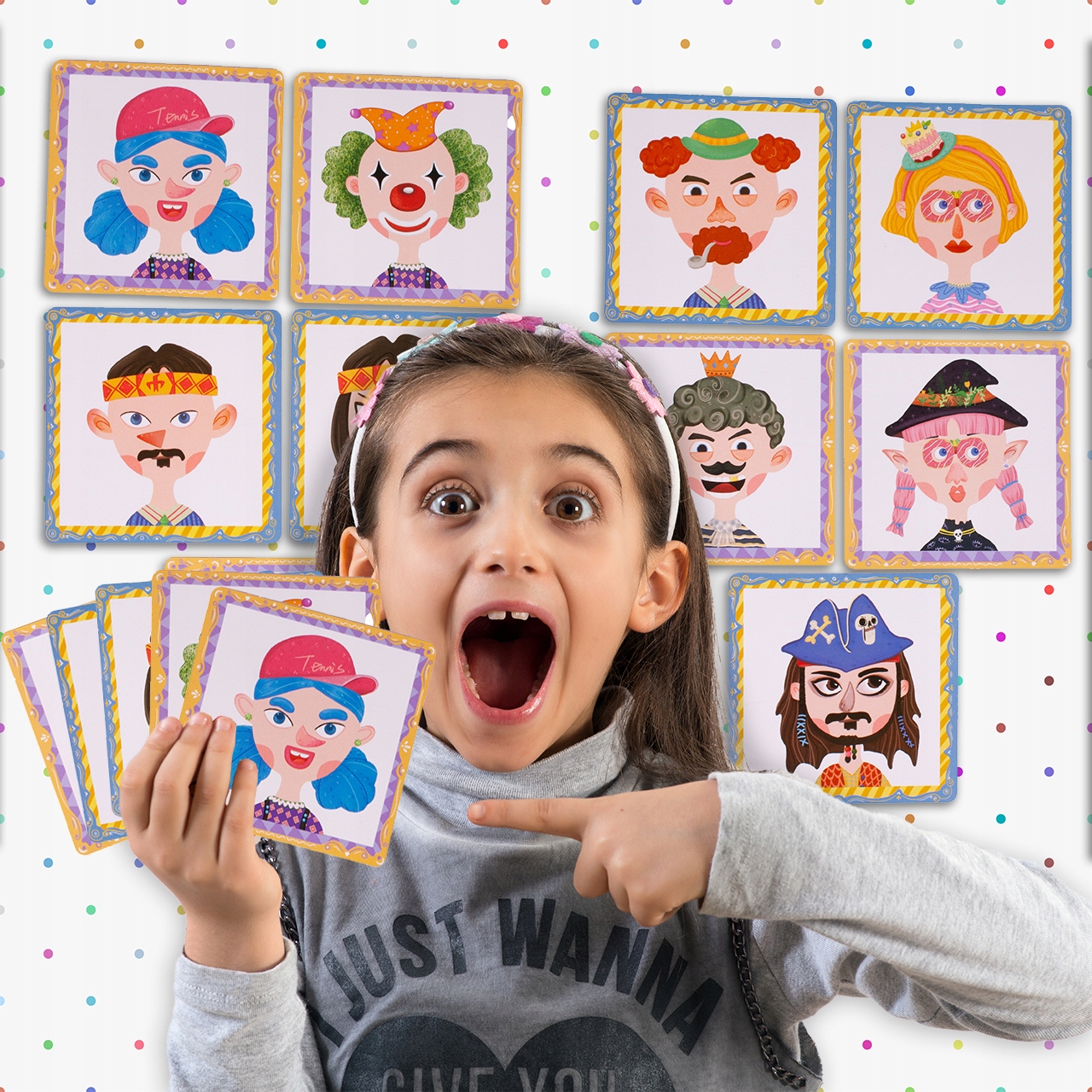 KOLOROWA UKŁADANKA ZMIENIAJĄCE TWARZE 62 PUZZLE Marka MalPlay