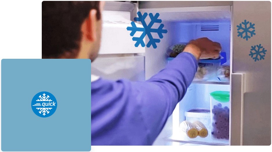 Funkcja szybkiego mrożenia dla zachowania świeżości