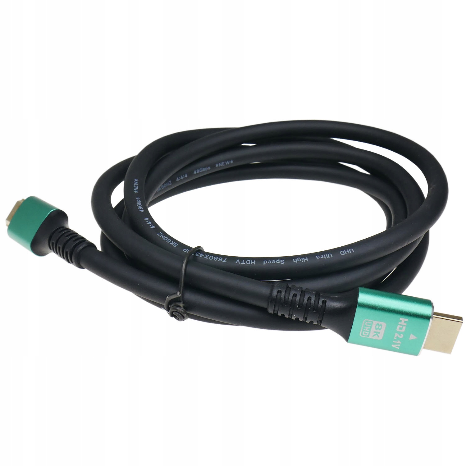 Przewód HDMI 2.1 z wysoką przepustowością 48 Gb/s