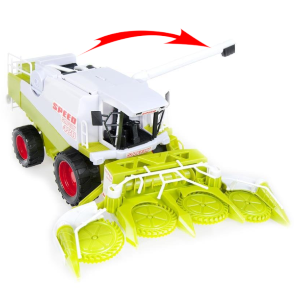 Duży Kombajn do Kukurydzy BIZON Zabawka Traktor Z Napędem TOMDORIX