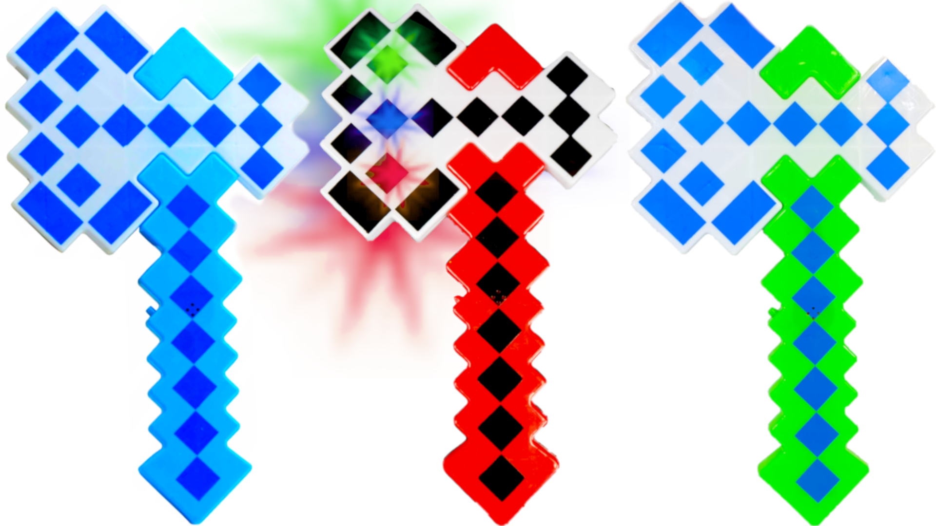 Siekiera Topór Na Baterie MINECRAFT Światło Dźwięk z LED