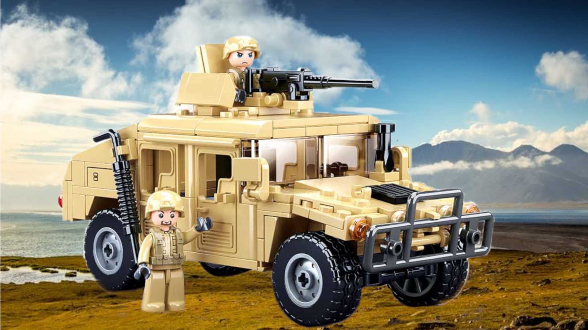 Klocki Jeep HAMER Hummer H2 Wojsko Armia TOMDORIX