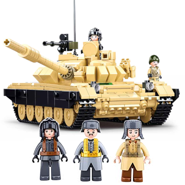 Klocki Czołg Rosyjski 2w1 T-72B3 T-72M1 Wojsko Tomdorix