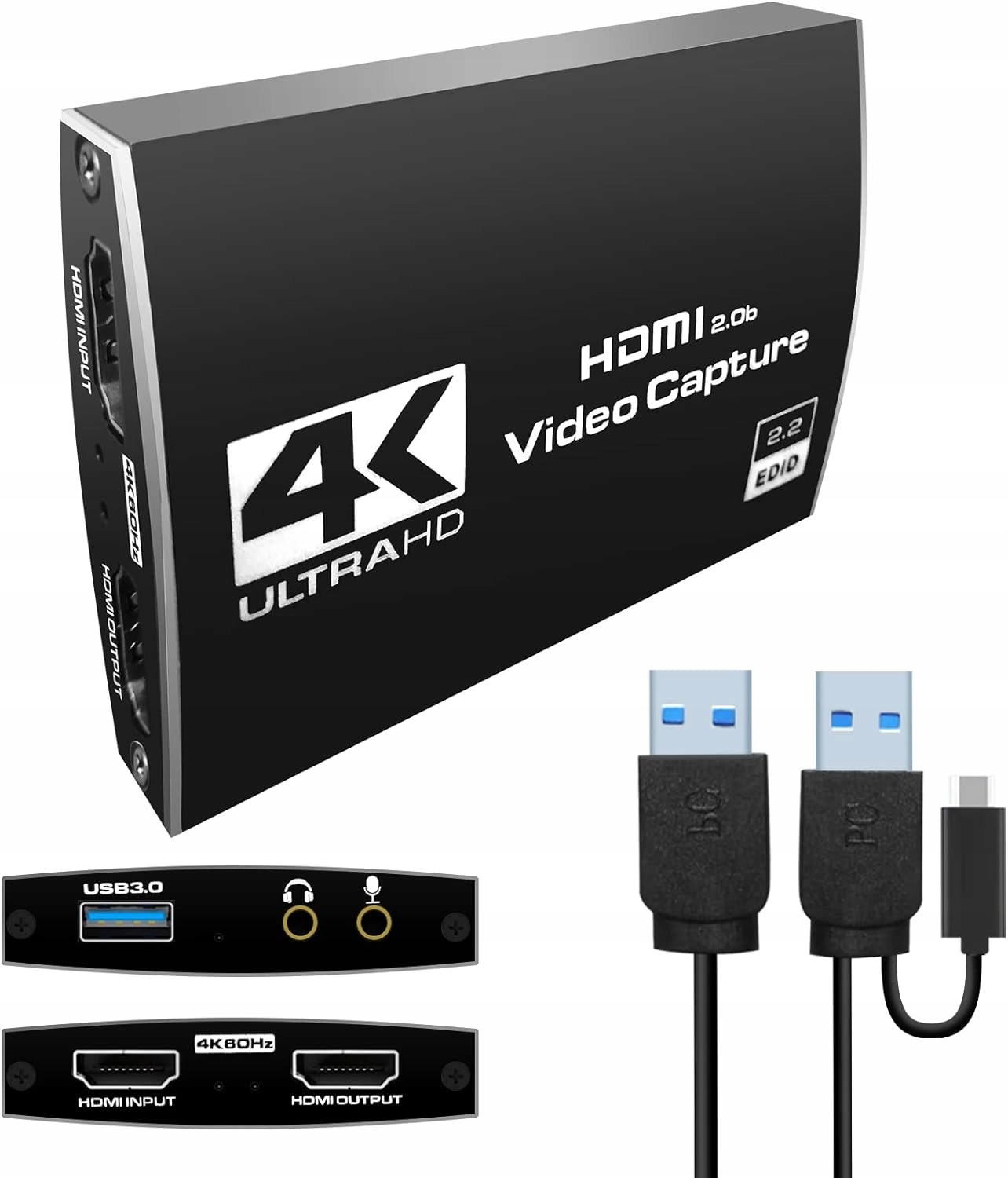Grabber HDMI 2.0 PC USB Streaming 4K60Hz HDCP 2.2 – Idealne rozwiązanie do nagrywania i streamowania