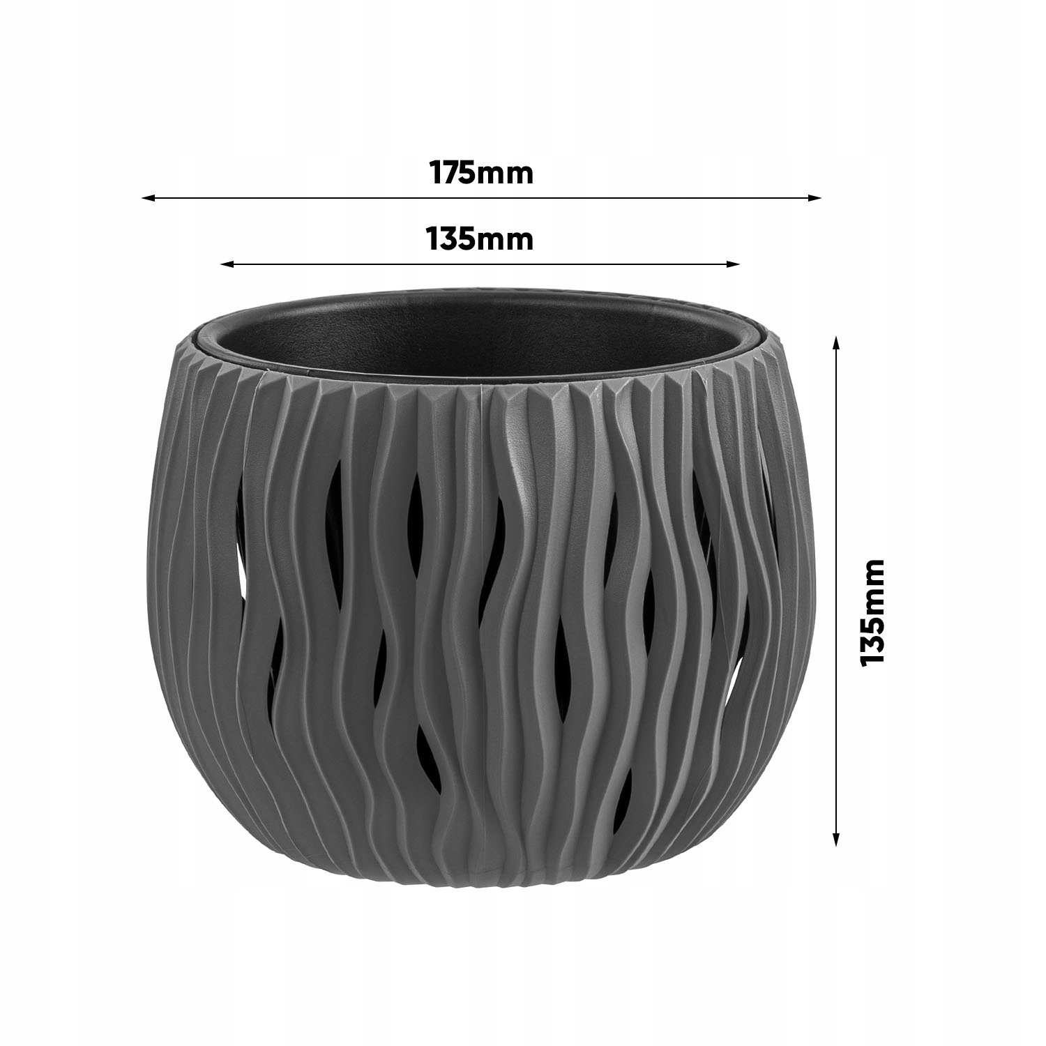 Prosperplast - Pentola Rato da 91,5 litri con inserto 40x40x75 cm color