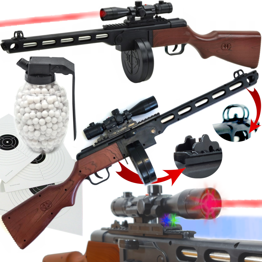 Replika ASG Pistolet Maszynowy Na Kulki PPSz wz. 1941 PEPESZA TOMDORIX