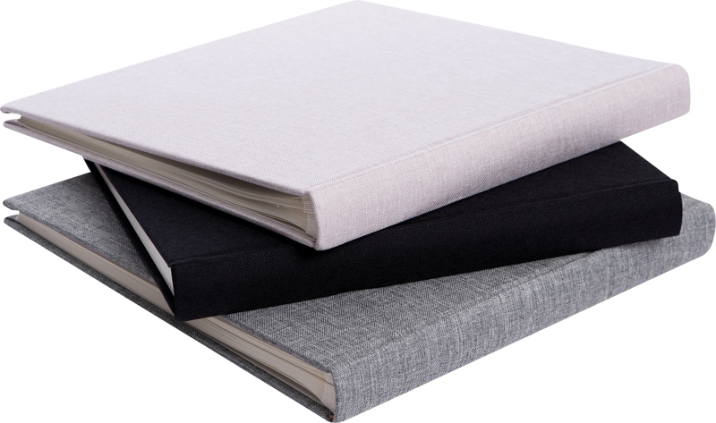 Solidna i trwała oprawa z prawdziwego materiału tekstylnego