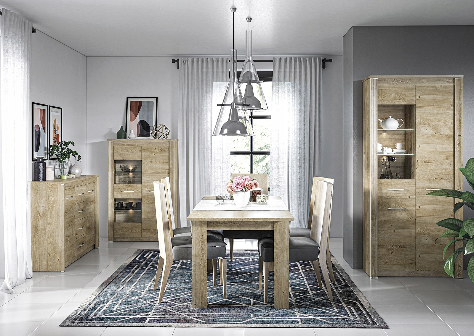 Komoda LUIS 06 z szufladą ML Meble Materiał płyta laminowana
