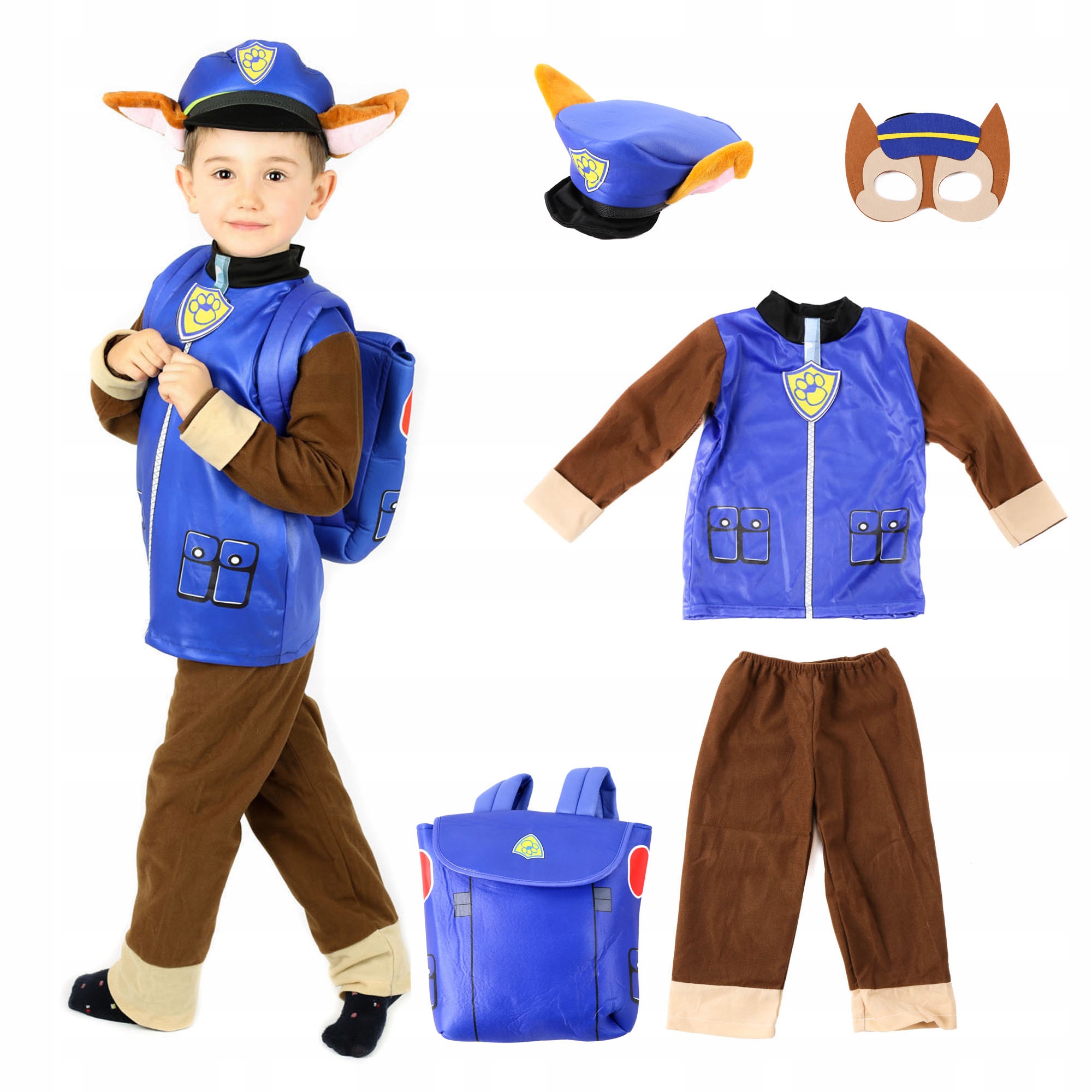 STRÓJ PSI PATROL CHASE 4-6L CZAPKA PLECAK POLICJA EAN (GTIN) 5905326200064