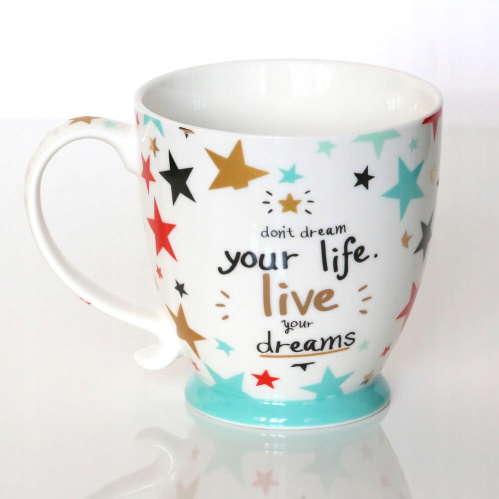 Kubek live your dreams na przyjęcie urodzinowe