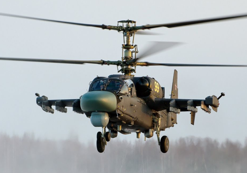 Klocki HELIKOPTER ROSYJSKI K52S Śmigłowiec SZTURMOWY Alligator Tomdorix