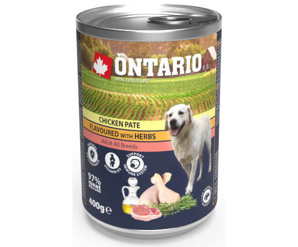 ONTARIO PATE KARMA DLA PSA kurczak w ziołach