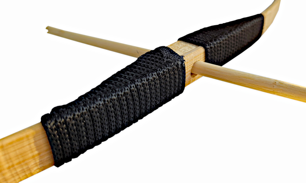 ŁUK Drewniany Klasyczny 70 cm + Kołczan+ 3 Strzały Tomdorix