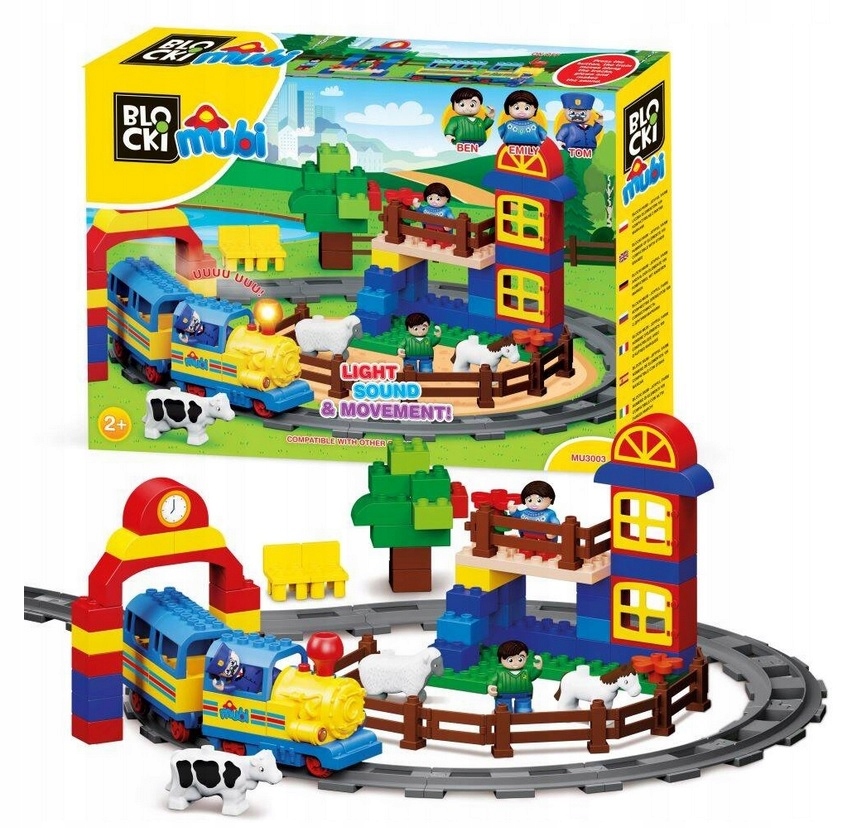 POCIĄG LEGO Ciuchia Wesoła Farma KOLEJKA DUPLO XXL